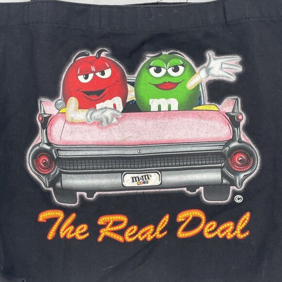 Rare M&M's World Las Vegas Tote The Real Deal Cruisin in Vegas Large Bag Canvas - Picture 2 of 6